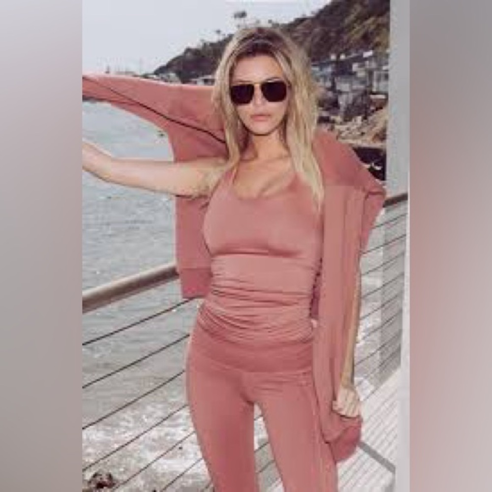 Morgan Stewart Sport Terra Cotta Pilates Yoga Set
